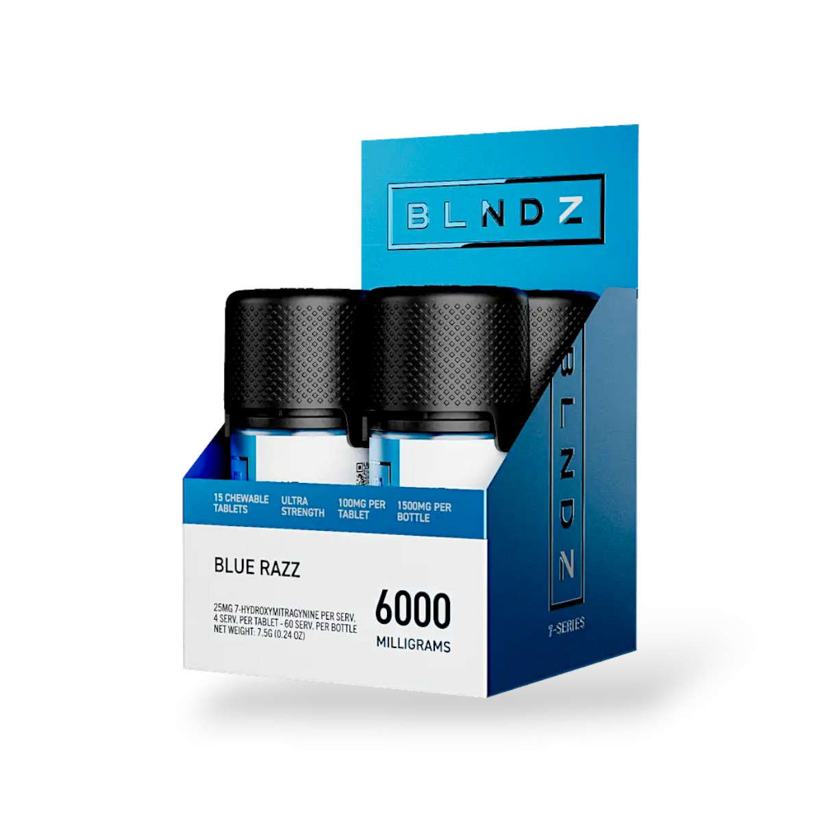 BLNDZ Ultra Strength 7-OH Blue Razz 100mg Tablet