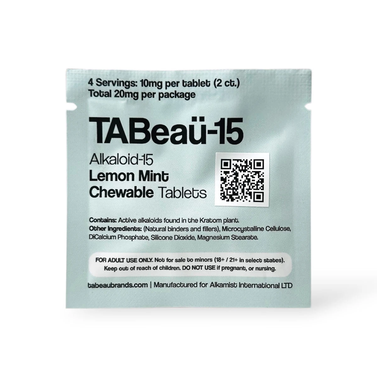 Tabeau Sharpa TABeau-15 Lemon Mint Chewable 10mg | Fast & Convenient
