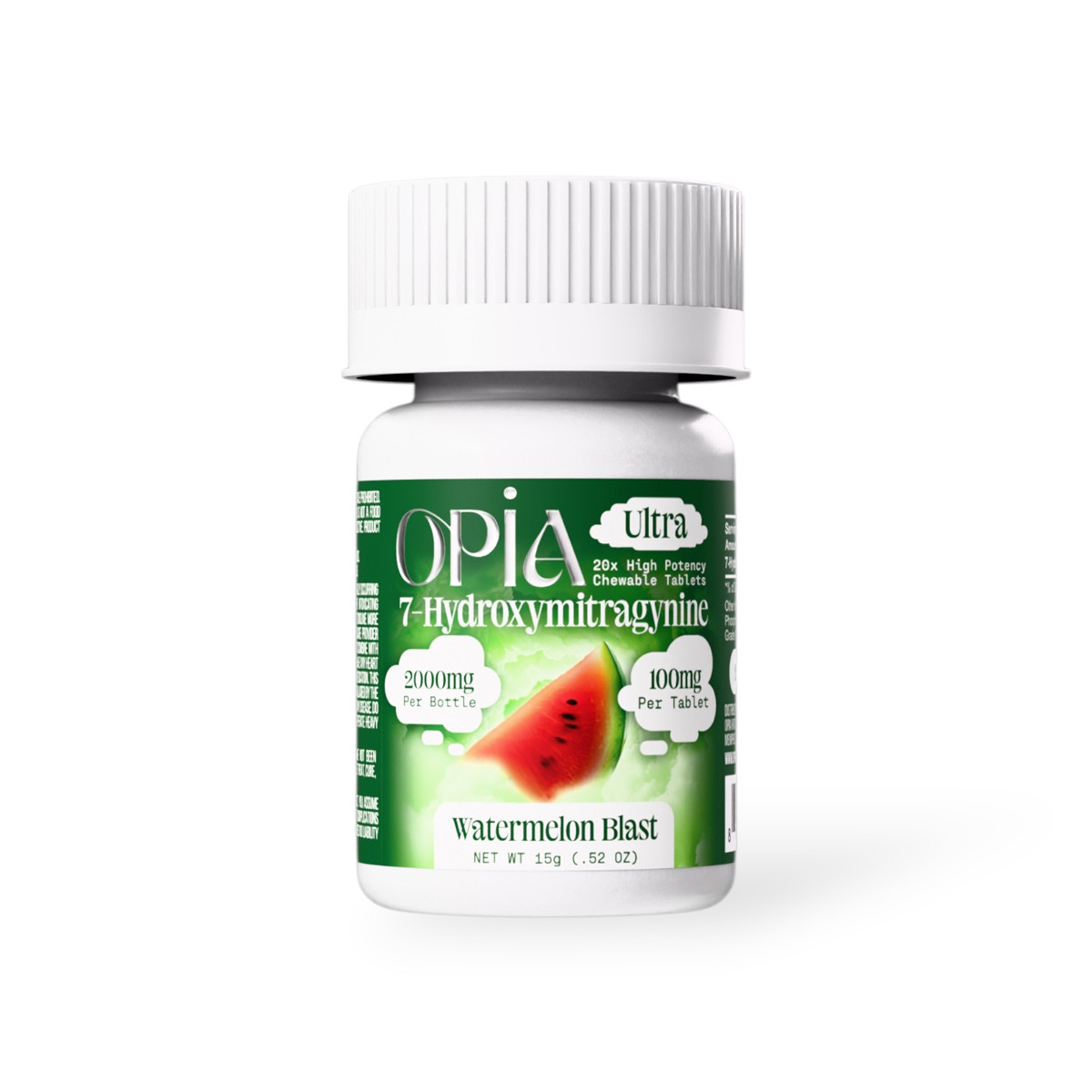 オガワpills7 Opia Ultra 7-Hydroxy 100mg Chewable – Watermelon Blast