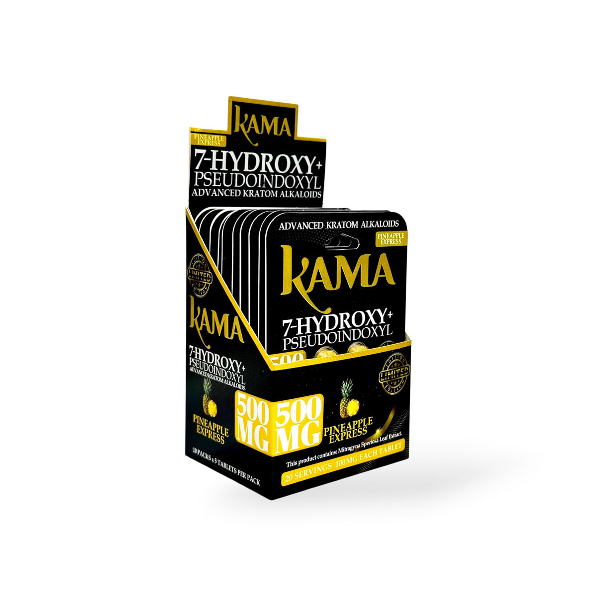 Kama 7 Hydroxy + Pseudoindoxyl Pineapple Express 100mg Tablet