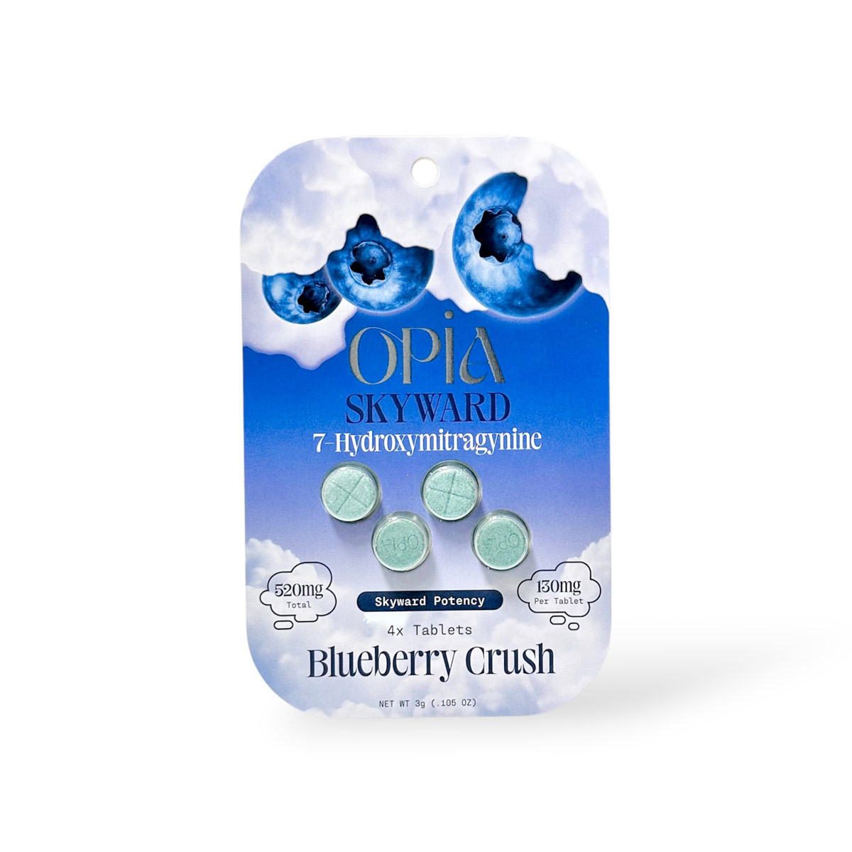 Opia Skyward 7-OH 130mg Blueberry Crush Tablets