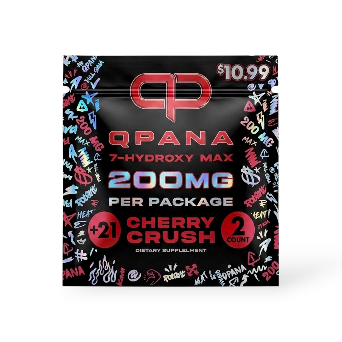 QPana 7-Hydroxy Max Cherry Crush 100mg