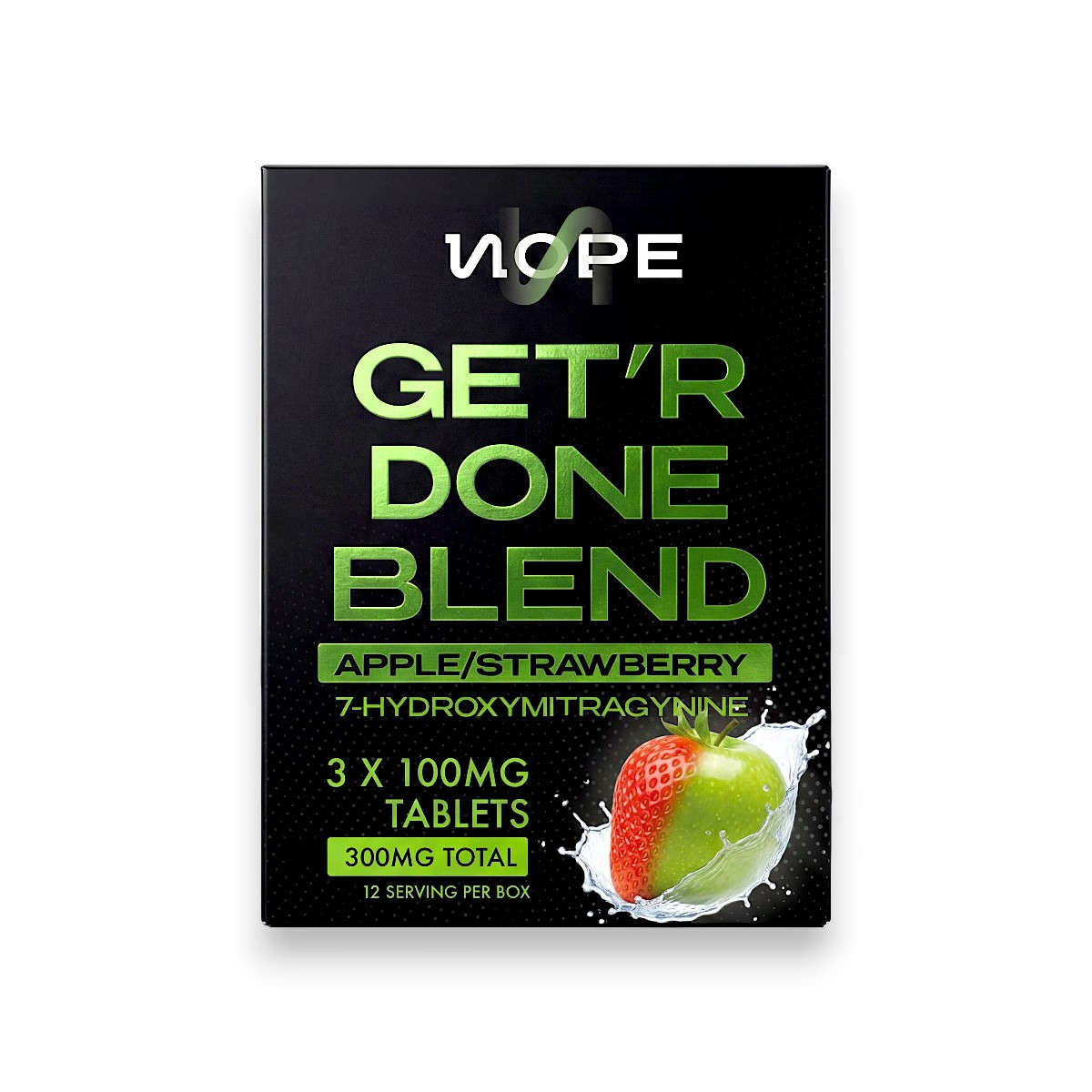 NOPE Get'r Done Apple Strawberry 100mg Display Box