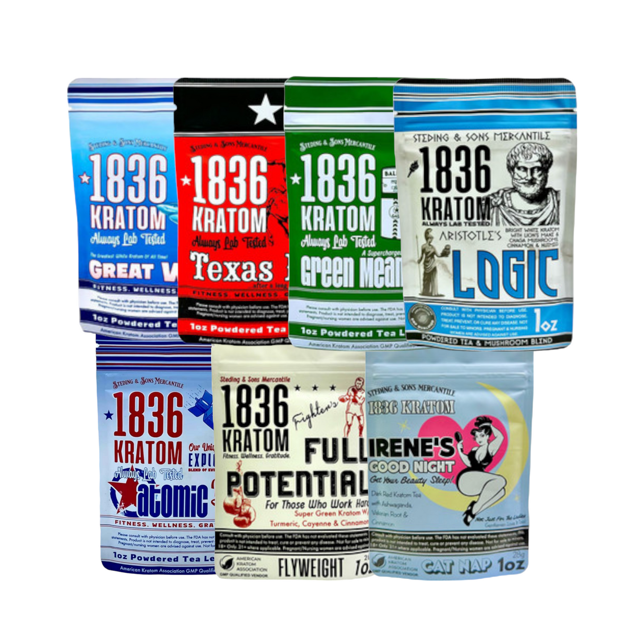 1836 Kratom Powder Mega Bundle