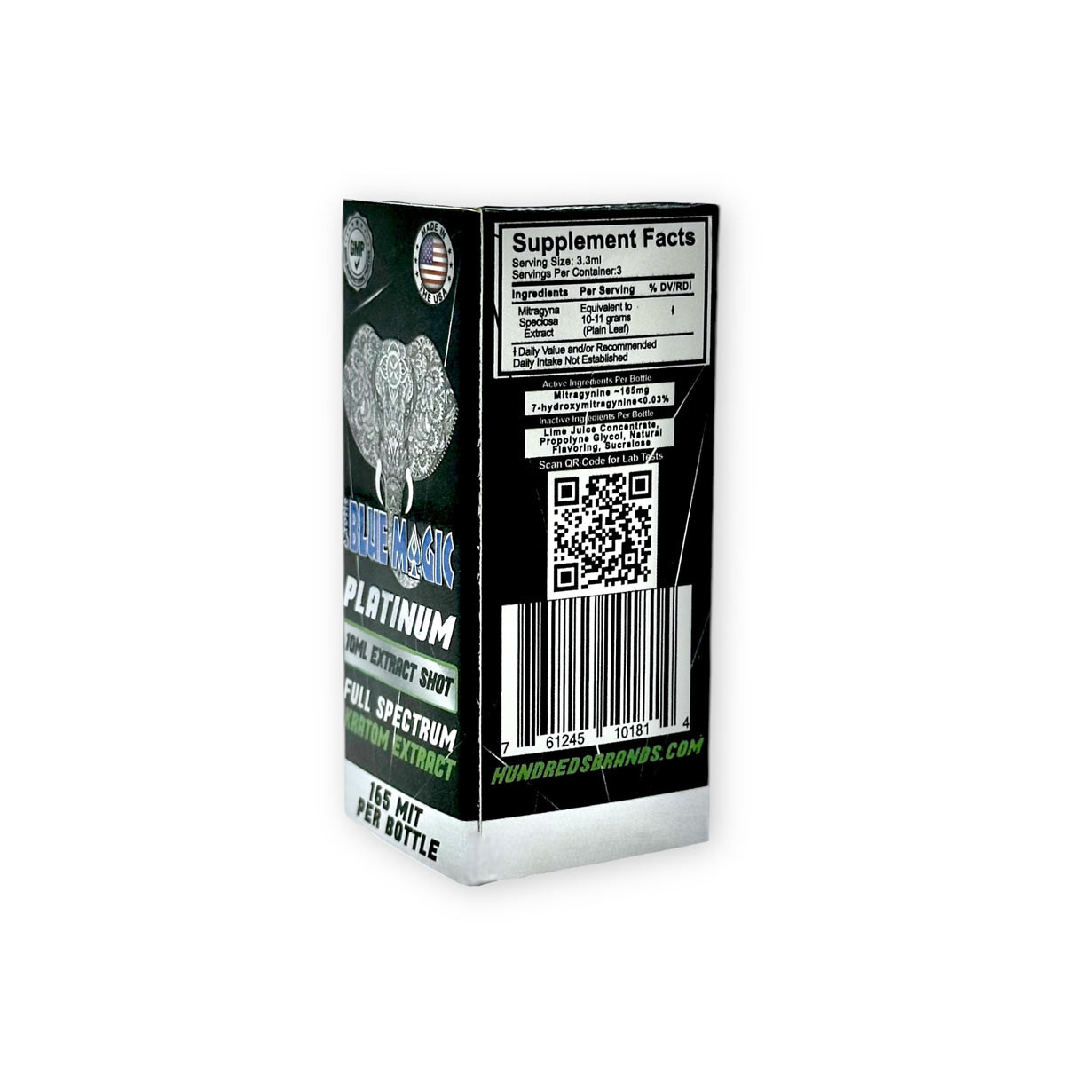 Blue Magic Kratom Extract Platinum Shot 165mg 10ml