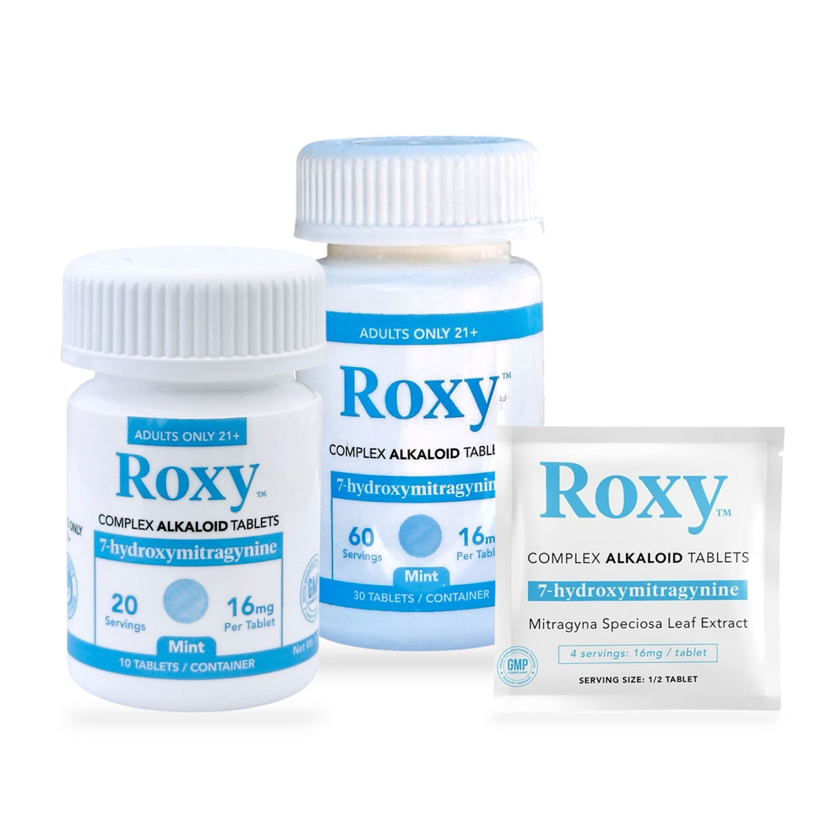 Roxy Complex Alkaloid 7-hydroxymitragynine Tablets - Image 3
