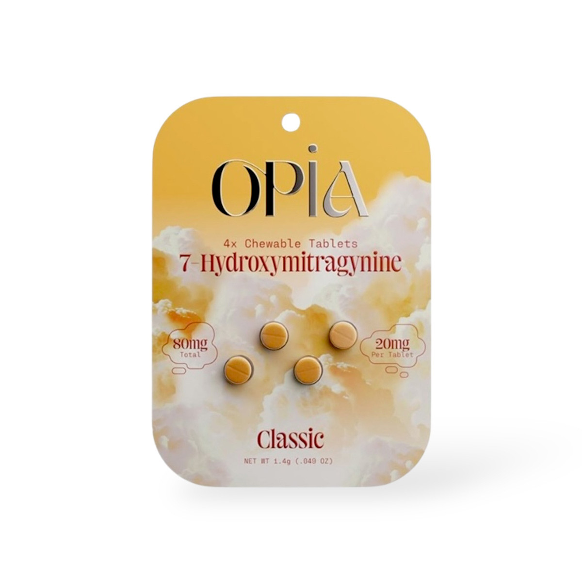 Opia 20mg 7-Hydroxymitragynine Classic Chewable Tablets 4ct - Image 3
