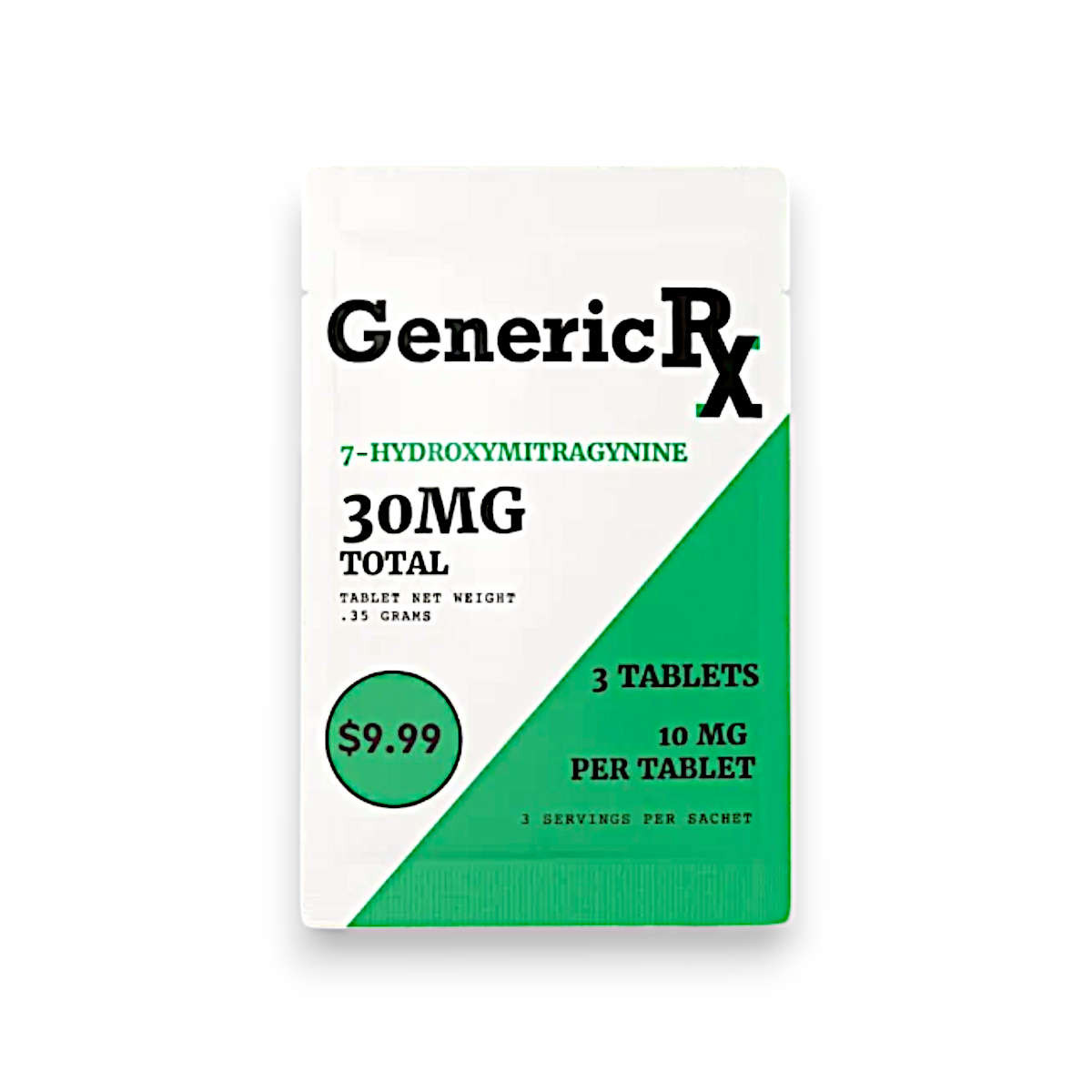 Generic RX 10mg 7-Hydroxymitragynine Original Chewable Tablets - Image 7