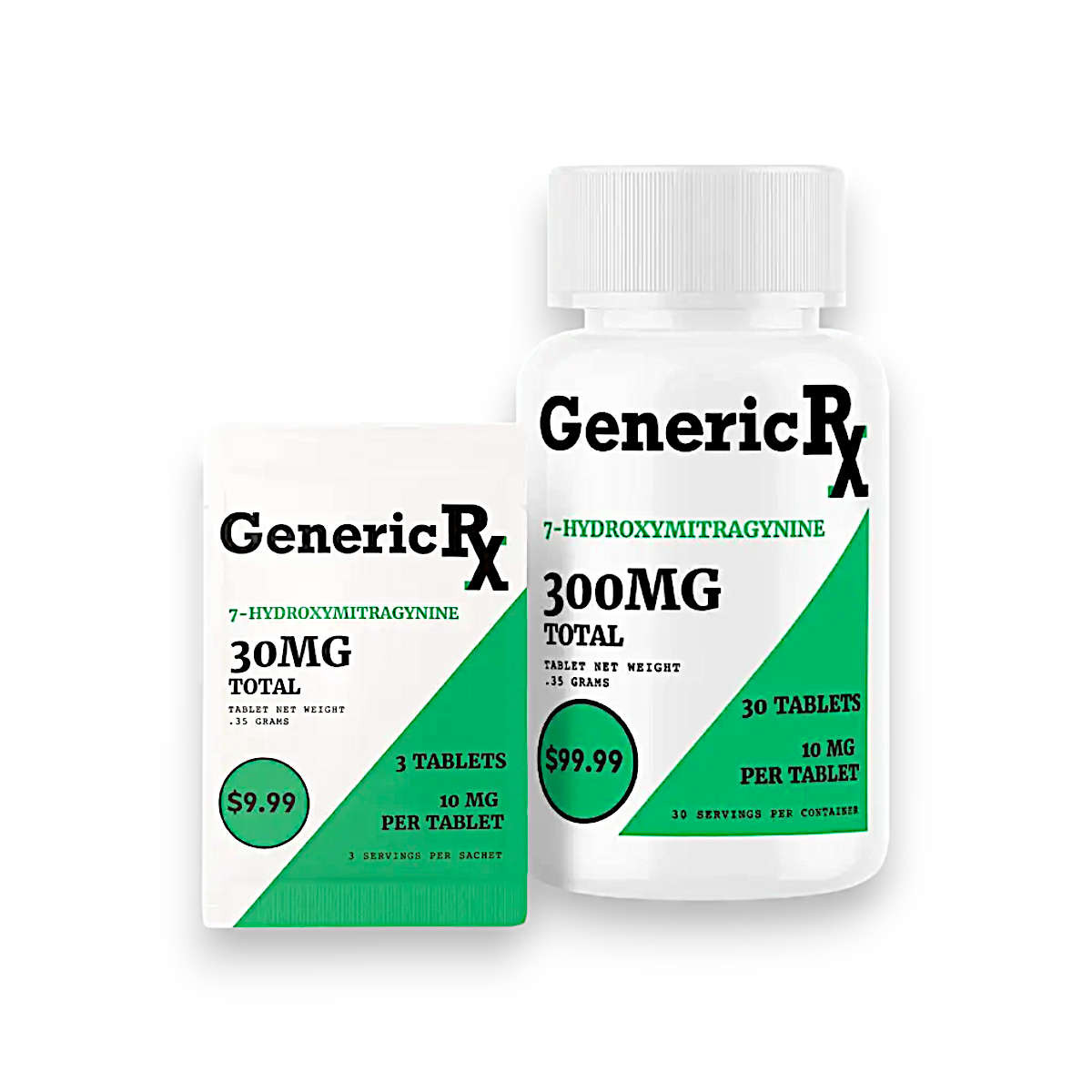 Generic RX 10mg 7-Hydroxymitragynine Original Chewable Tablets - Image 3