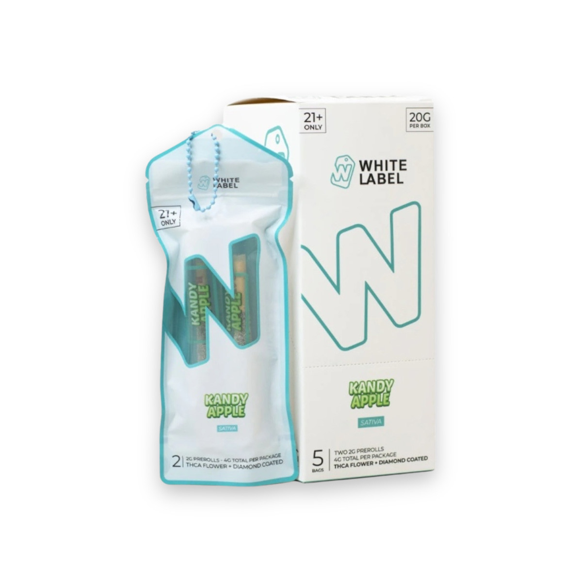 White Label Pre-Roll Kandy Apple Hybrid 2ct Premium Quality