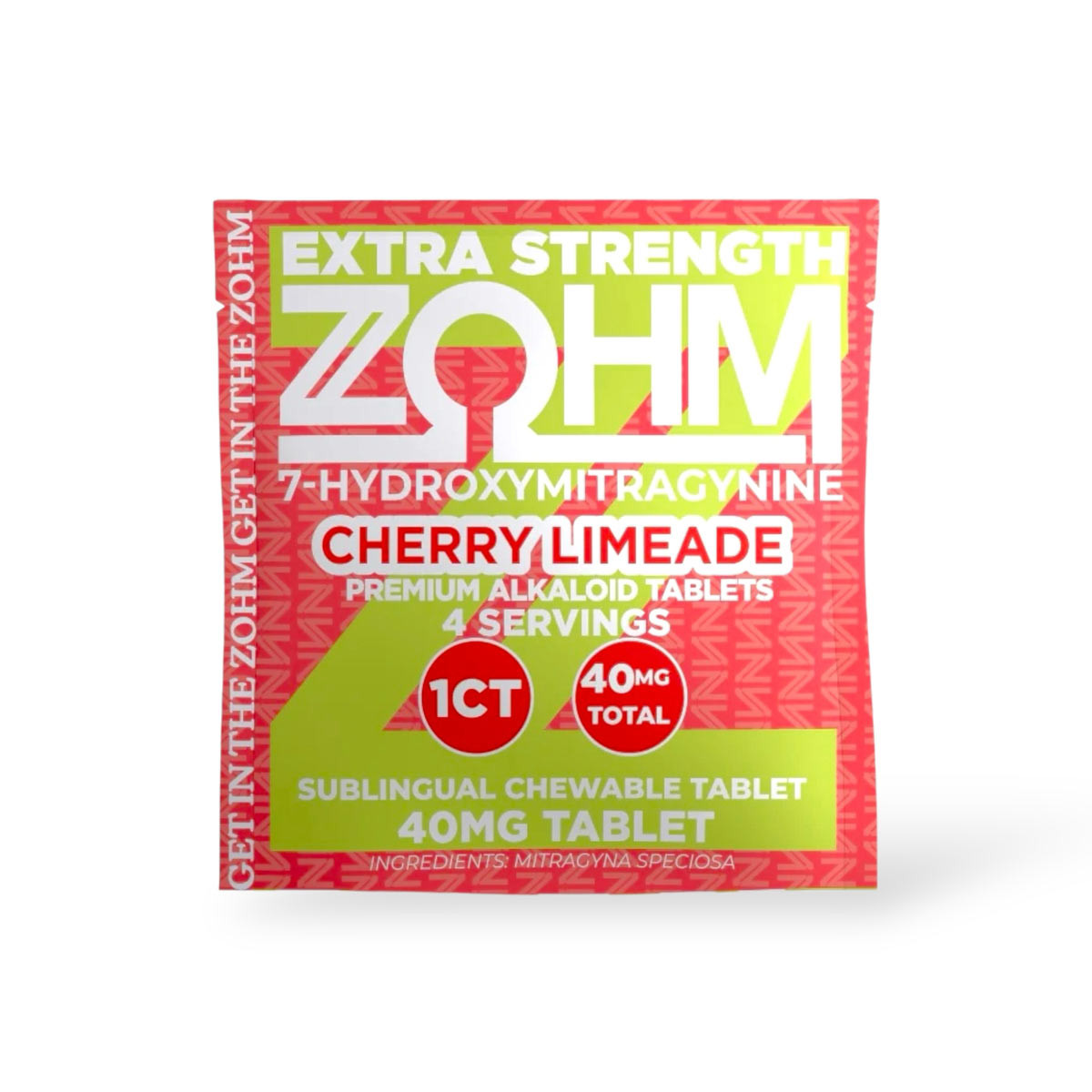 ZOHM Extra Strength 7-OH 40mg Tablets Cherry Limeade - Image 7