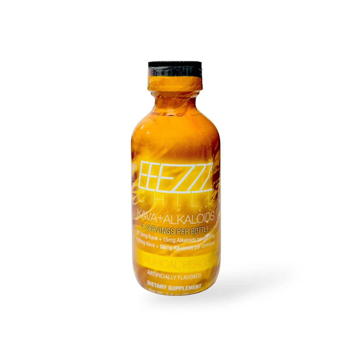 EEEZZZ Chill Tropical Peach Kava + Alkaloid Shot 60ml | Pure Leaf