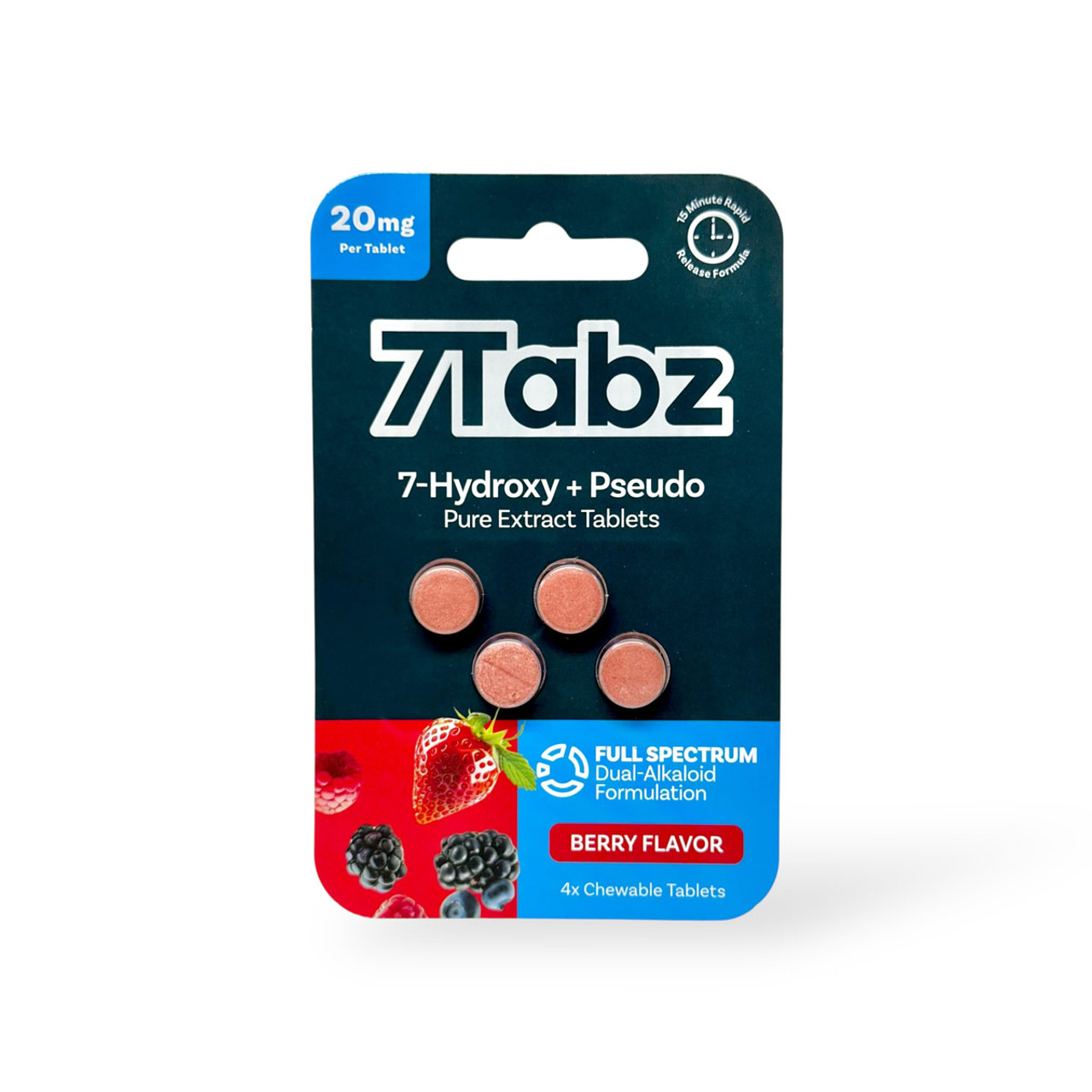 7Tabz Berry Tablets – 7-OH + Pseudo Pure Extract Formula