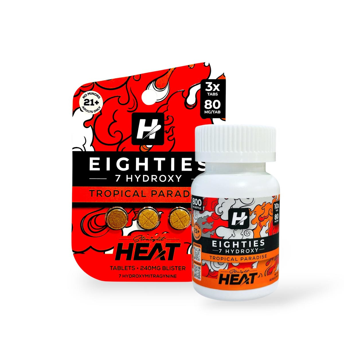 Straight Heat Eighties Tropical Paradise 7-Hydroxy 80mg