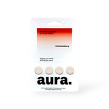 aura. Proprietary Blend Chewable Tablets Red Strawberry 100mg Per Tablet | 4ct