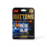 Buttons Kratom Extracts Chewable Tablets Blueberry Burst 350mg | 4ct