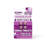 Script Botanicals x Maui Labs Paradise Blend Chewable Tablets Berry Punch 100mg | 4ct