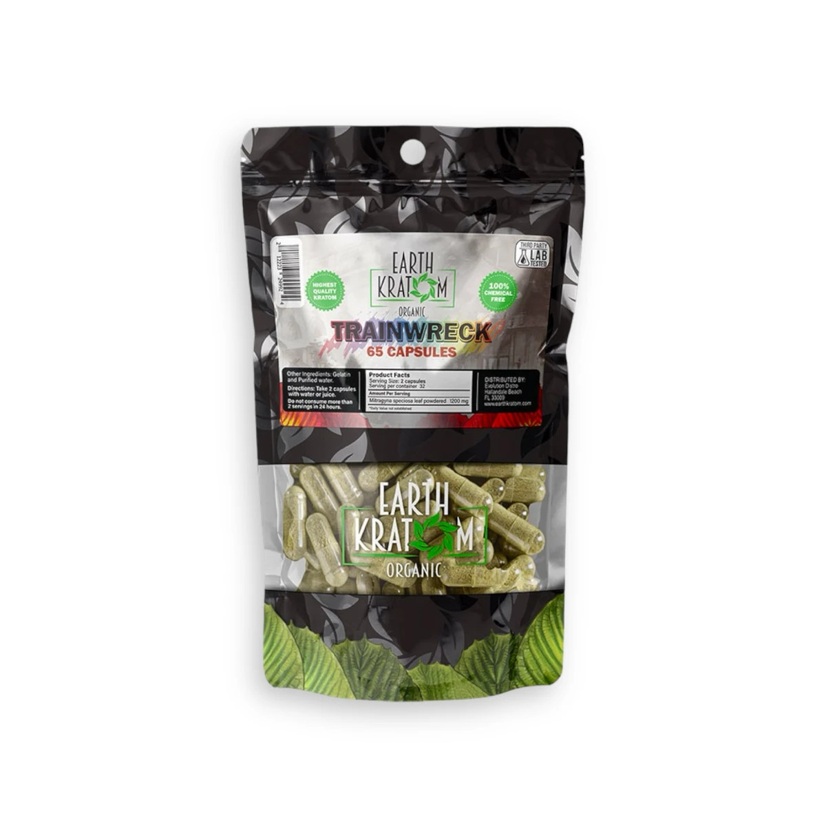 Earth Kratom Trainwreck Capsules