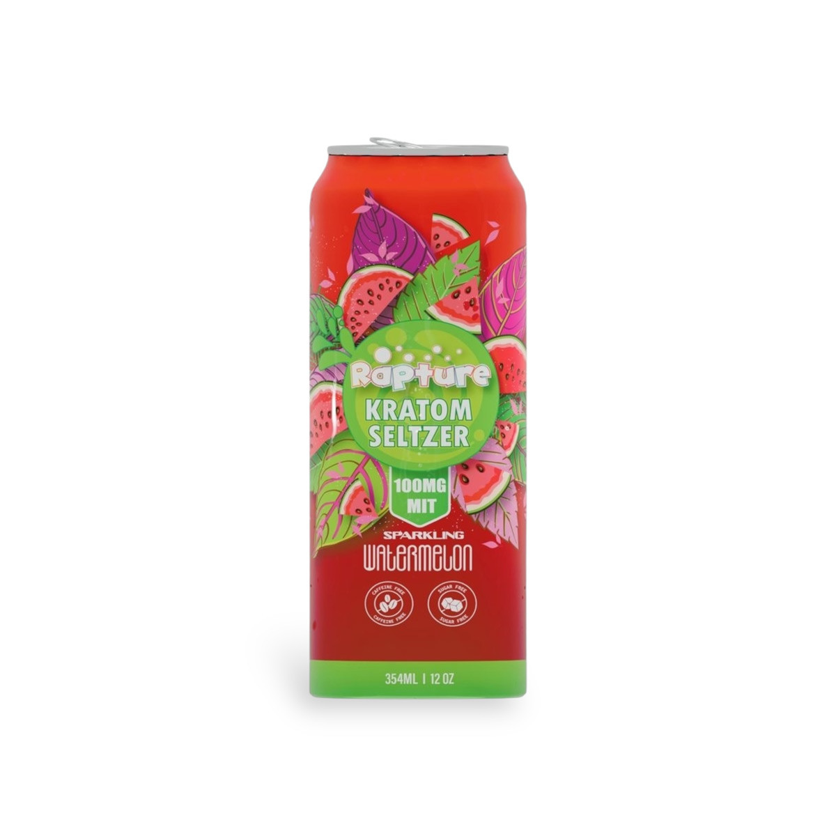 Rapture Kratom Seltzer Watermelon 100mg - Refreshing & Potent