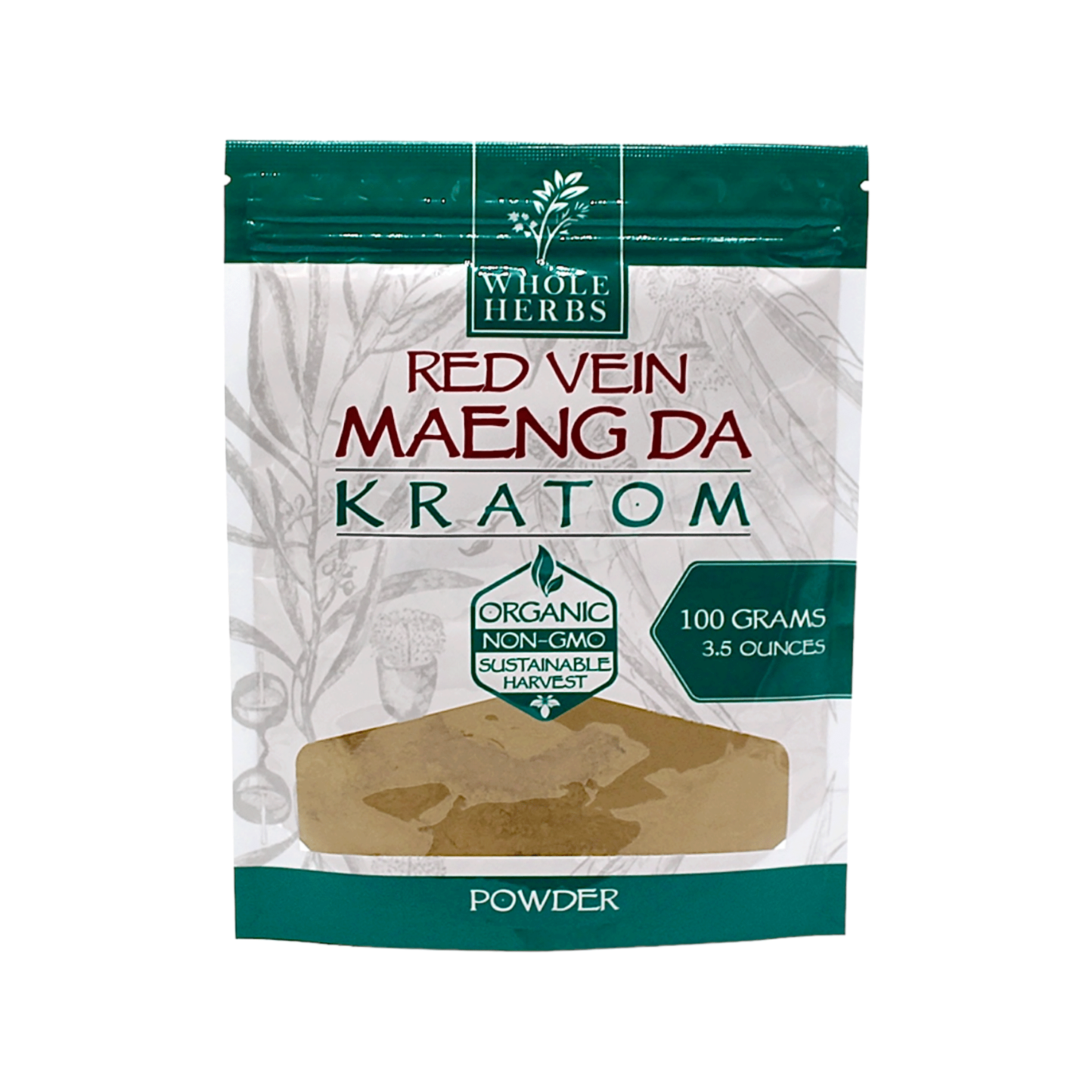 Whole Herbs Kratom Powder Red Maeng Da Trending Product