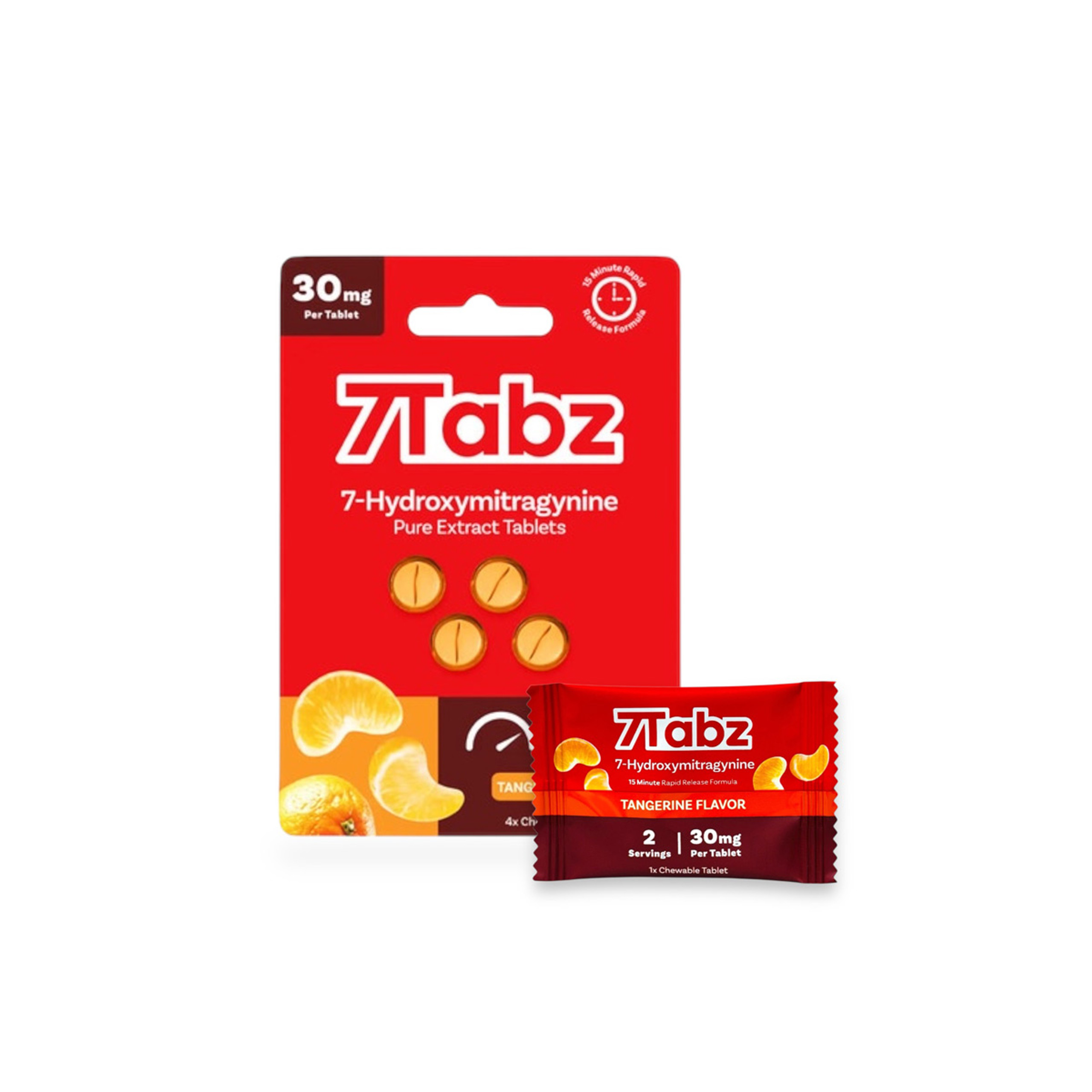 7Tabz 7-Hydroxymitragynine Tangerine Extra Strength 30mg