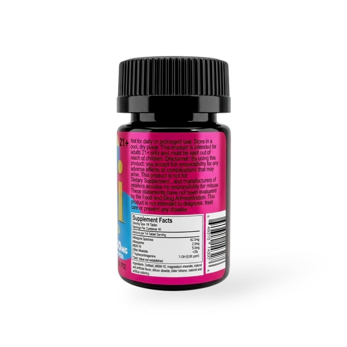 Hitz Blue Ras hiii Mit Blend Blue Razz 30mg Kratom Extract Tablet