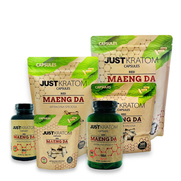 Just Kratom Red Maeng Da Capsules