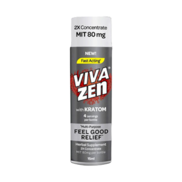 Viva Zen White Kratom 2x Concentrate Mit 80mg 15mL