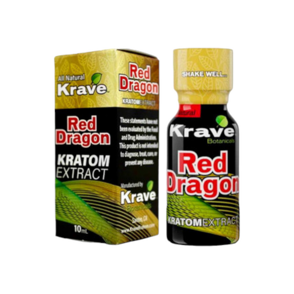 Krave Kratom Extract Shot Red Dragon