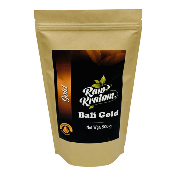 Raw Kratom Bali Gold 500 Powder.