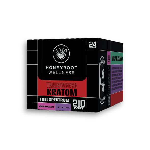 Honeyroot Kratom Shot Trainwreck 210Mit 10ml Box