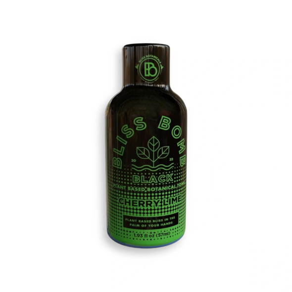 Bliss Bomb Black Kava Kratom Extract Shot Cherry Lime 57ml