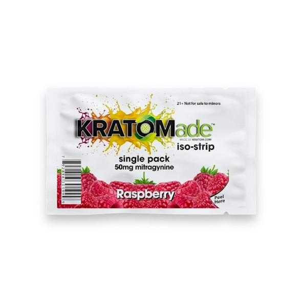 Kratomade Iso-Strip Raspberry 50mg