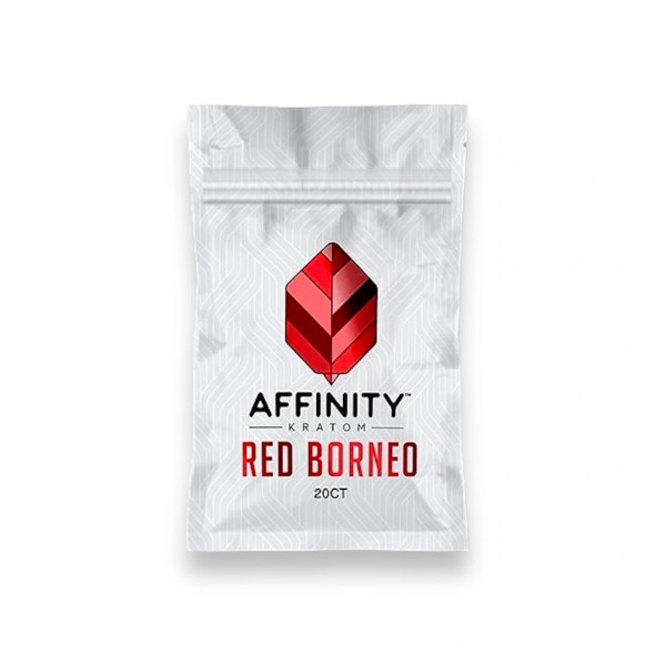Affinity Kratom Red Borneo Capsules | 20 Capsules