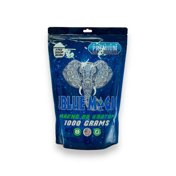 Blue Magic Kratom Powder Maeng Da | 1000 Grams
