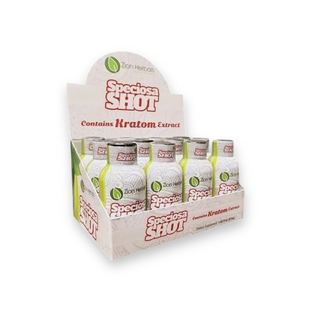 Zion Herbal Kratom Extract Speciosa Shot - 57ml Potent Relief