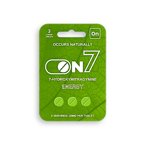 On7 Kratom 7-hydroxymitragynine Tablets Energy 20mg - Image 8
