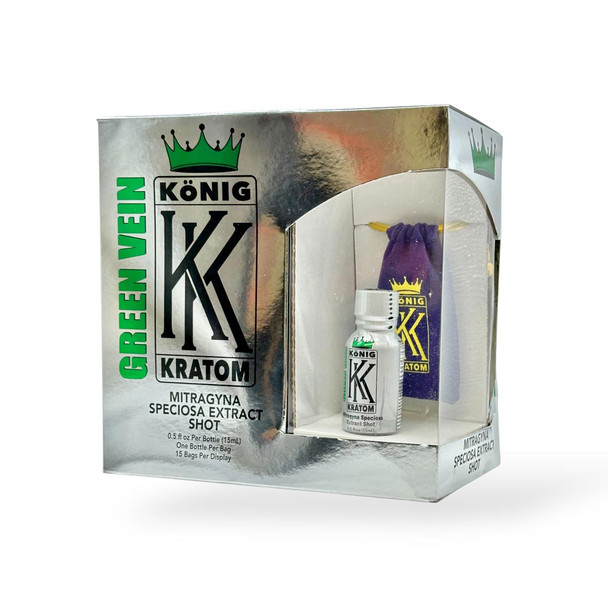 Konig Kratom Green Vein Mitragyna Speciosa Extract Shot 15ml