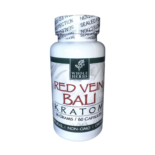 Whole Herbs Red Vein Bali 60 Capsules.