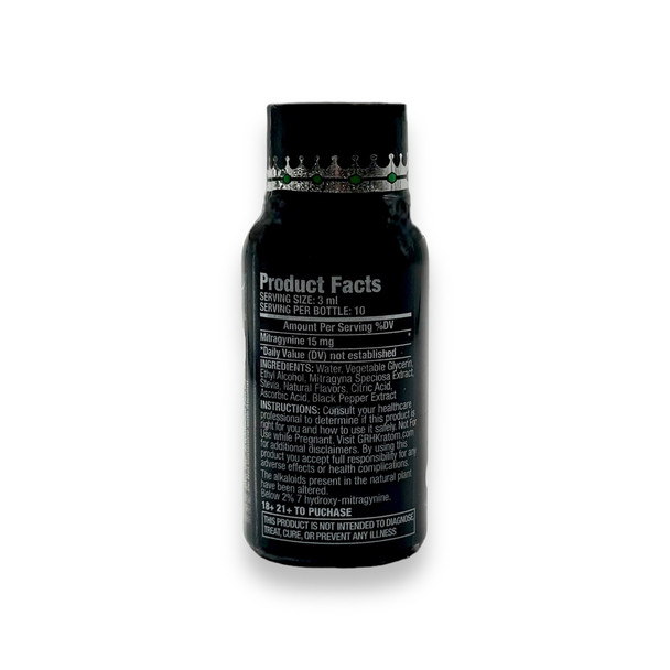 King K Kratom Extract Shot Silver 500mg 30ml