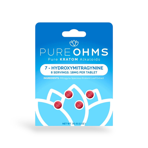 Pure Ohms 7-Hydroxymitragynine Tablets 4ct - Image 4