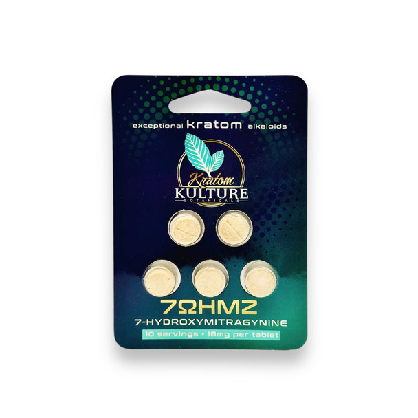 Kratom Kulture 7OHMZ 18mg 7-OH Tablets - Image 8
