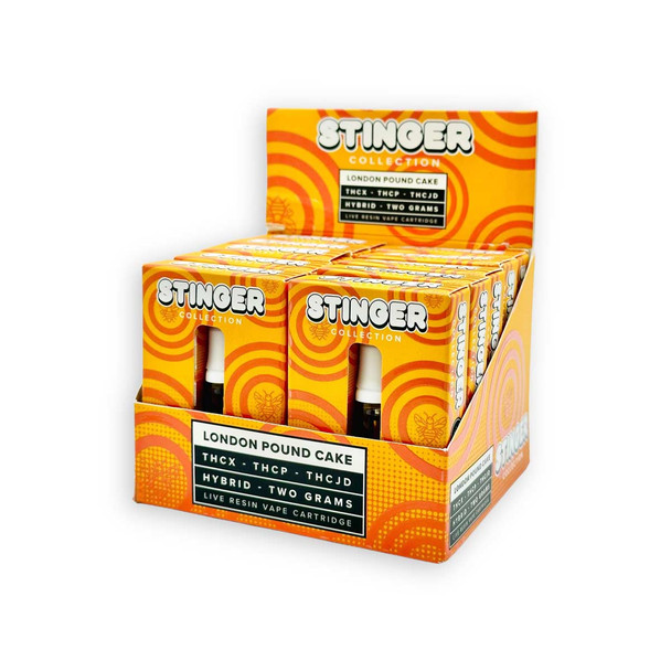 Honeyroot Stinger London Pound Cake Hybrid Vape Cartridge 2g