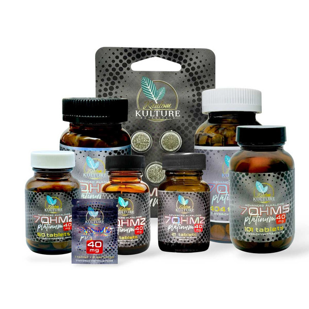 Kratom Kulture 7OHMZ Platinum Tablets 40mg - Image 4