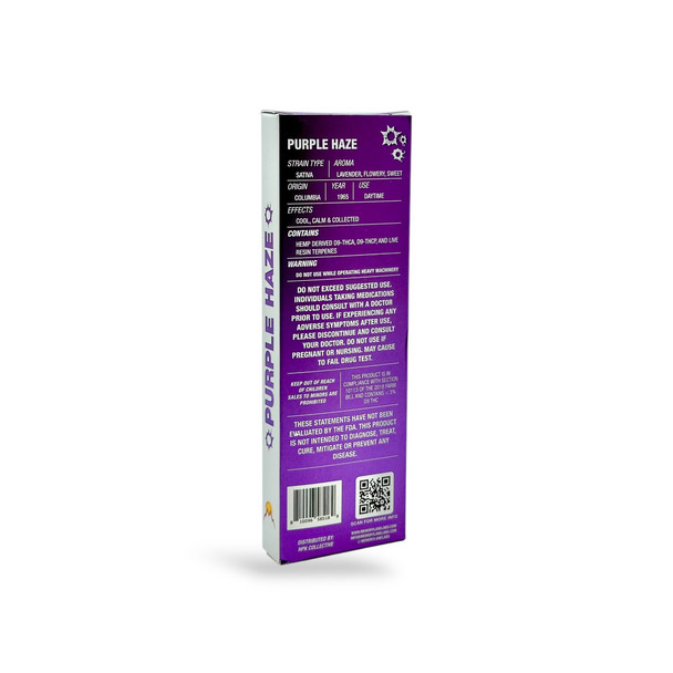 Memory Lane Labs Disposable Vape | Sativa Purple Haze | 1g