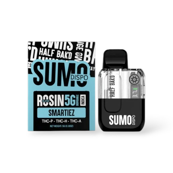 Half Bak'd Sumo Indica Smartiez Vape – 5g for Deep Relaxation