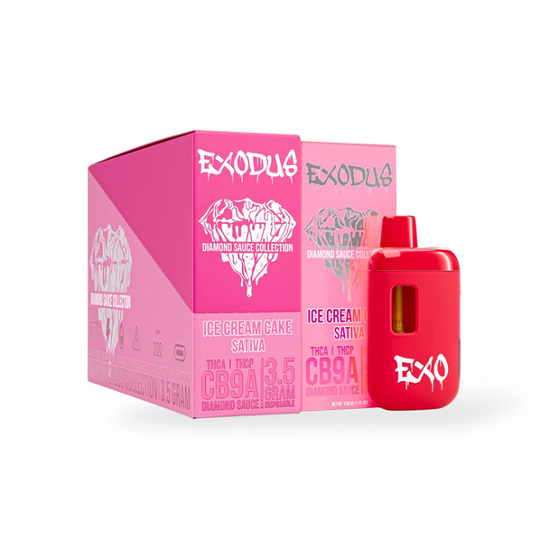 Exodus Diamond Sauce Vape  Sativa Ice Cream Cake 3.5g