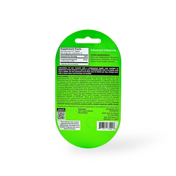 Mood 7-OH Chewable Tablet Mint 20mg – Relaxation & Mood Boost