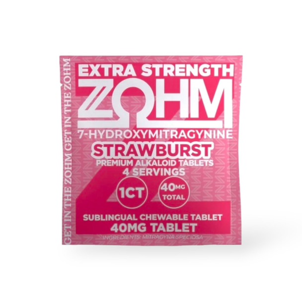 ZOHM Extra Strength 7 OH Tablets Strawburst 40mg Per Tablet - Image 8
