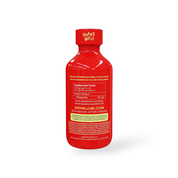 Jubi Energy Kratom Shot Cherry 2oz – Natural Boost & Focus